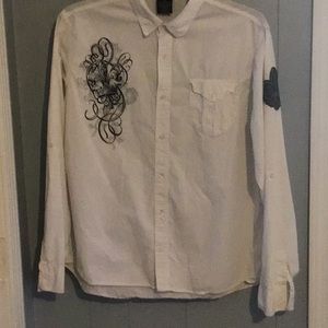 MMA Elite long sleeve button down shirt
